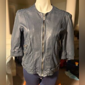 Vintage Cole Haan Lambskin Leather Jacket